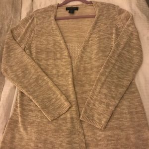 Tan Cardigan Sweater